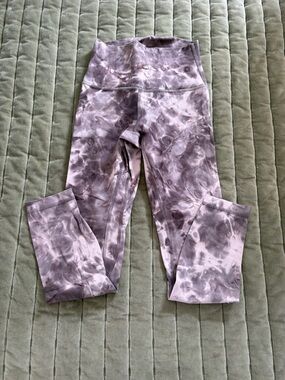 Lululemon Align High-Rise Pant 25" - Diamond Dye Purpleish Pink- Size 4